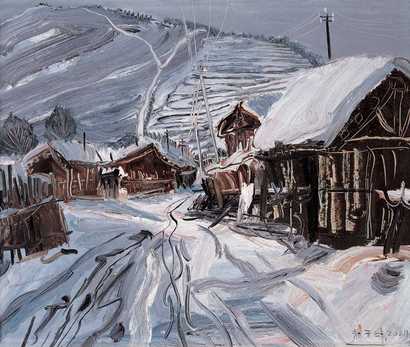 赵开坤 2004年作 雪景
